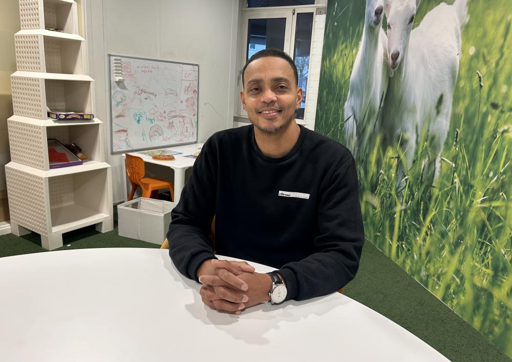 Clyde in een spreekkamer