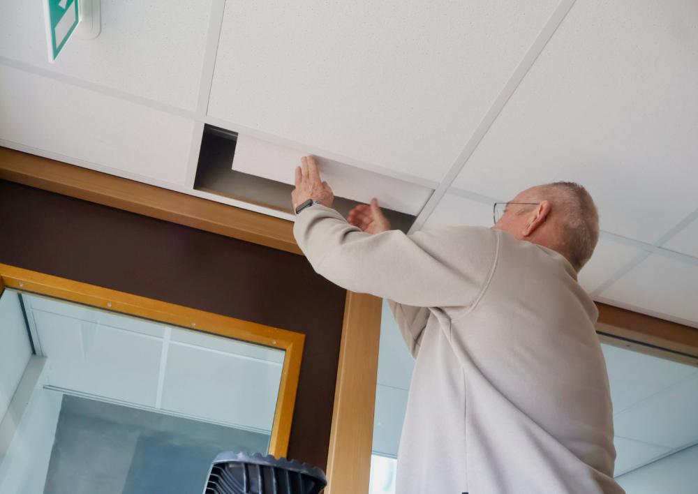 Ron doet een inspectie