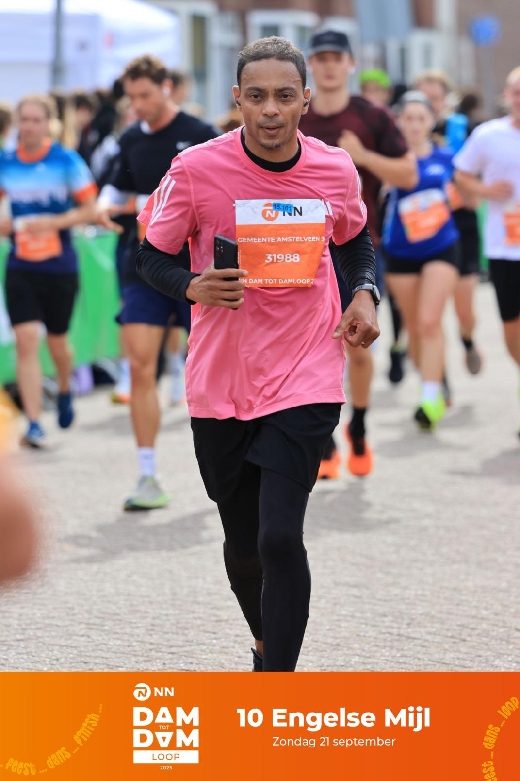 Clyde die de Dam tot Dam loop rent