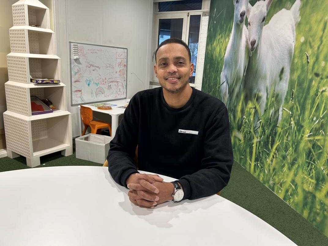 Clyde in een spreekkamer