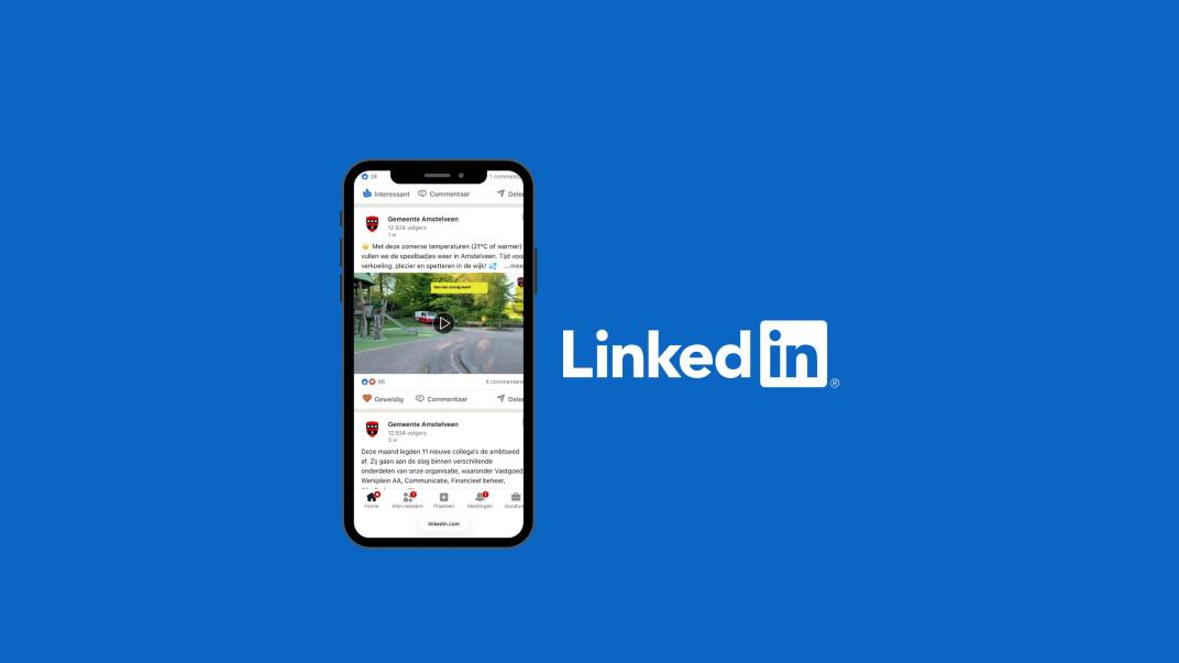 LinkedIn-pagina van Werken Voor Amstelveen